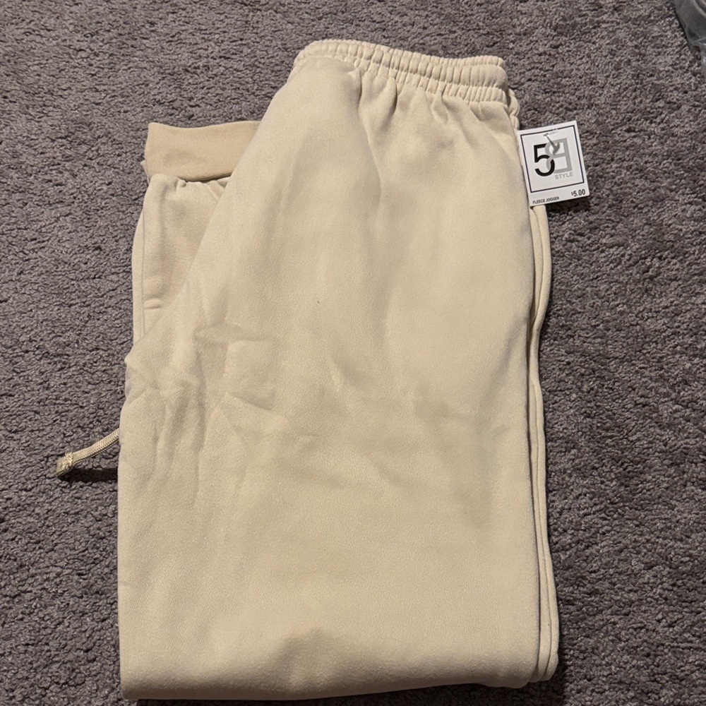Beige Joggers